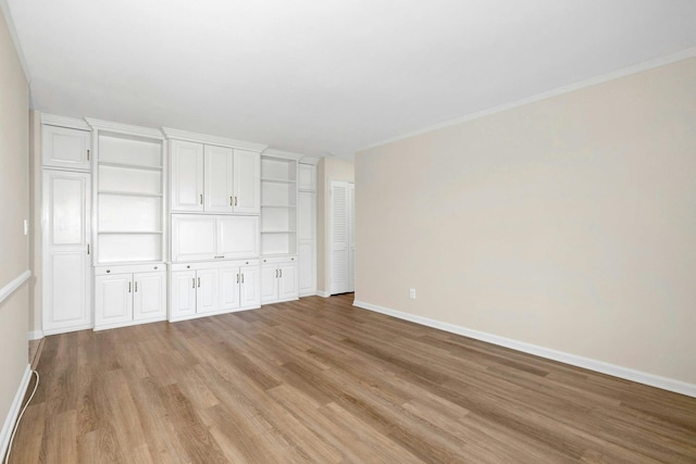 unfurnished bedroom featuring light hardwood / wood-style flooring