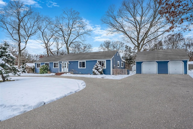 view of ranch-style home