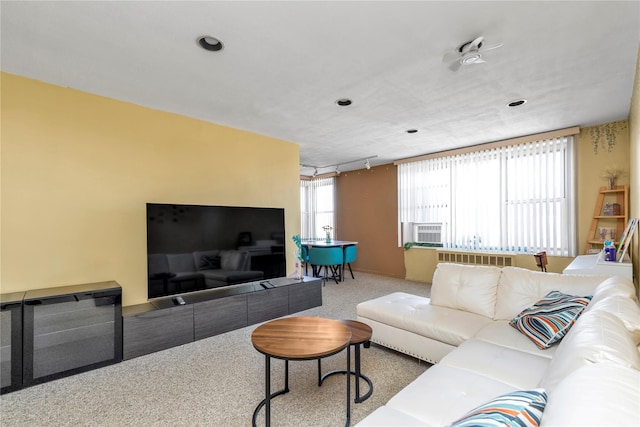 209-20 18th Ave Unit 6C, Bayside, NY 11360 - living room featuring carpet and baseboards