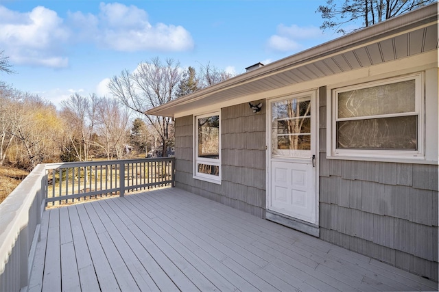 view of deck