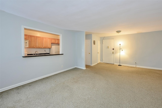 view of unfurnished living room