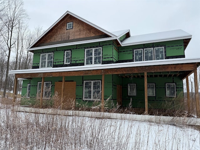 view of front of home with a porch