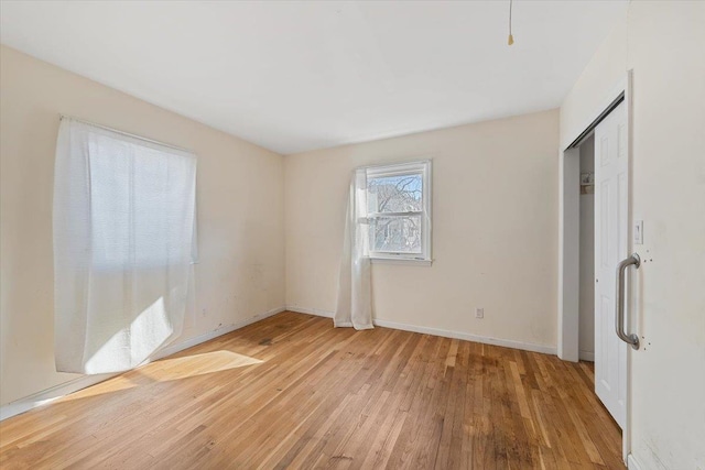 313 Sixth Ave, Pelham, NY 10803 - unfurnished bedroom featuring light hardwood / wood-style flooring