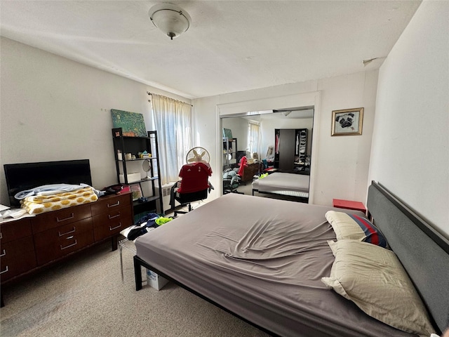 bedroom with a closet