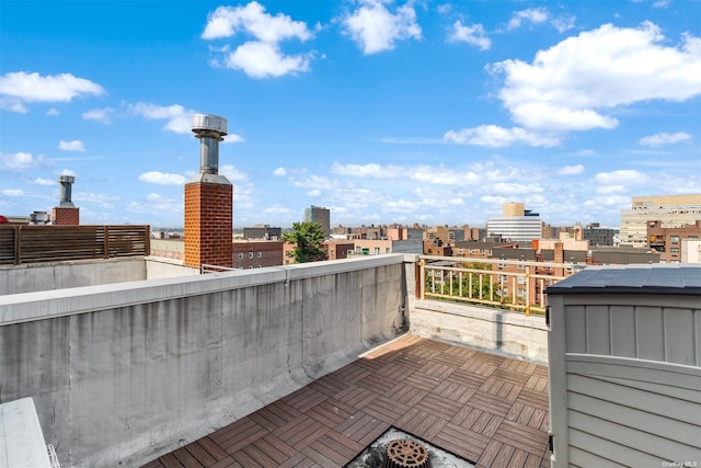 view of patio / terrace featuring a balcony