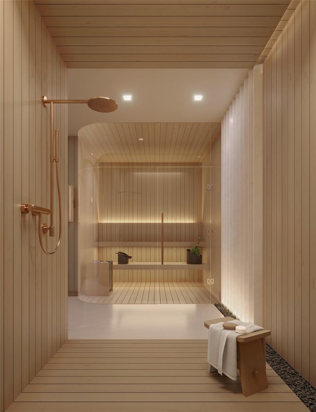 view of sauna / steam room