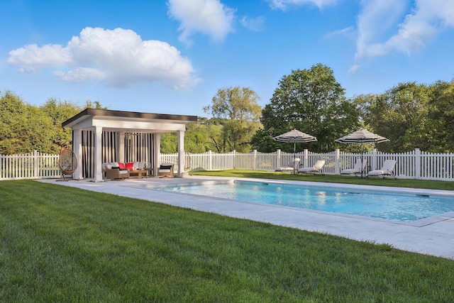 16 State School Rd, Warwick, NY 10990 - view of swimming pool featuring an outdoor hangout area, a gazebo, and a patio