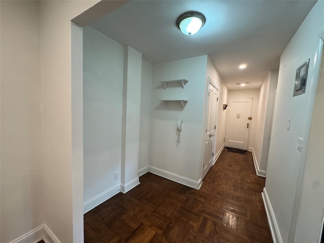 555 Broadway Ave Unit 1H, Hastings-On-Hudson, NY 10706 - hallway featuring baseboards