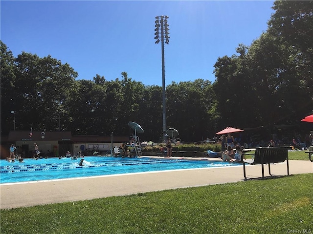 555 Broadway Ave Unit 1H, Hastings-On-Hudson, NY 10706 - view of community pool