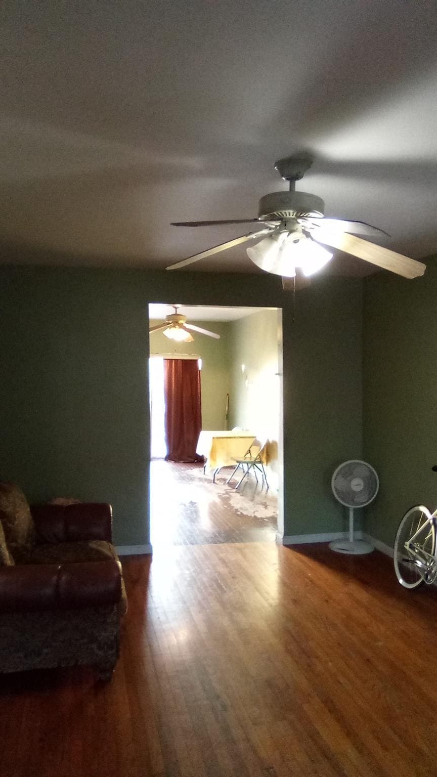 interior space featuring wood-type flooring