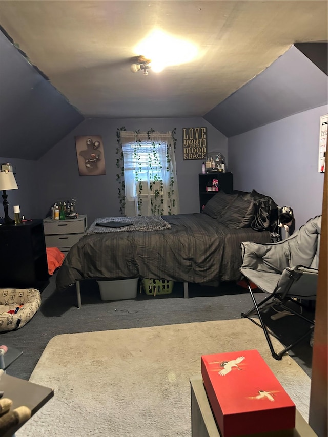 11551 209th St, Cambria Heights, NY 11411 - carpeted bedroom with vaulted ceiling