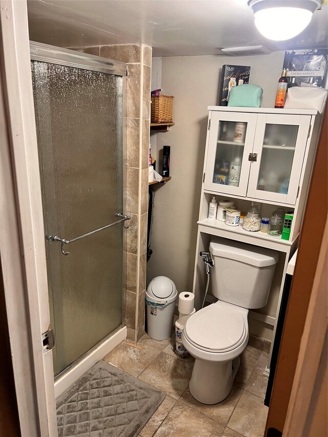 200-21 Hollis Ave, Saint Albans, NY 11412 - bathroom with toilet and a shower with door