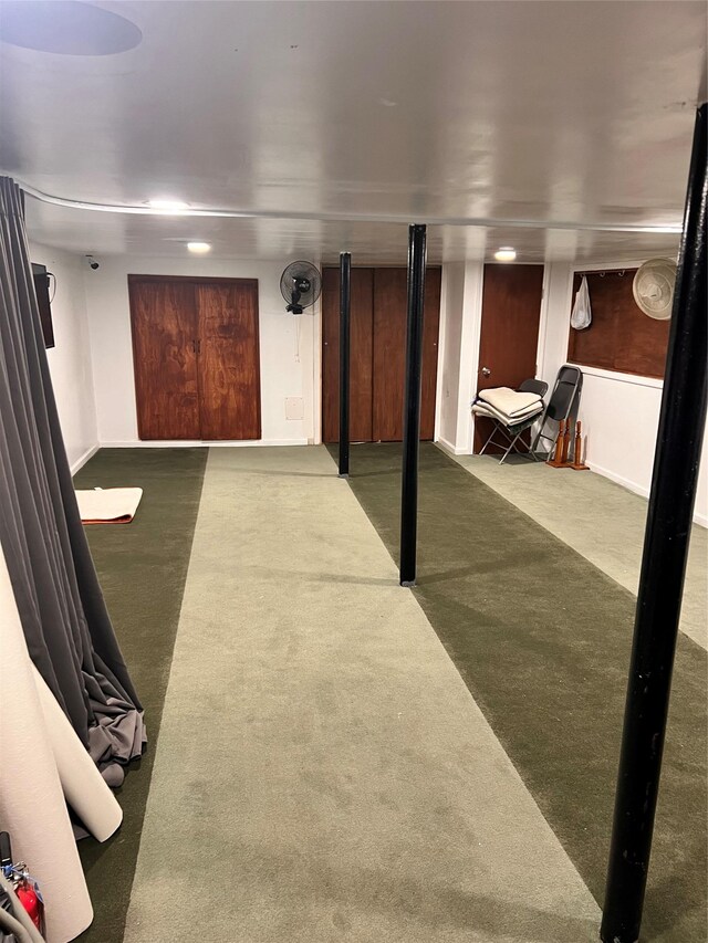 200-21 Hollis Ave, Saint Albans, NY 11412 - basement featuring carpet flooring