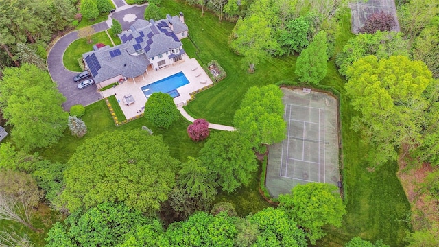 25 Longridge Ln, Old Brookville, NY 11545 - aerial view of a pool