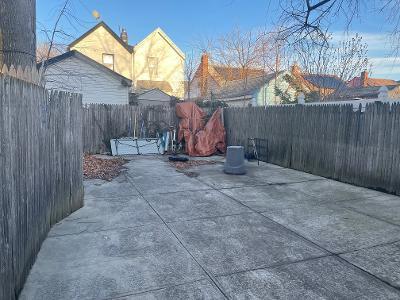 view of patio with a fenced backyard