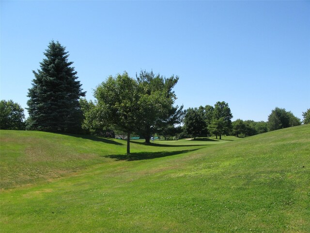 surrounding community featuring a lawn