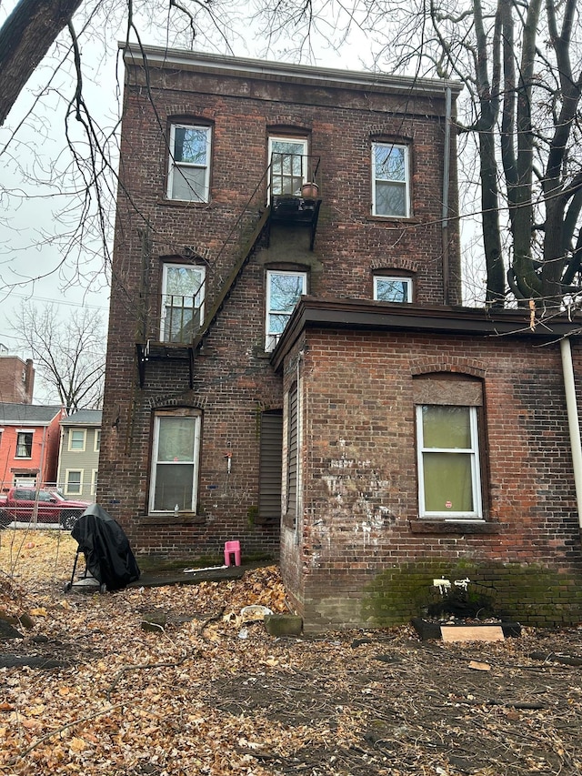 view of rear view of property