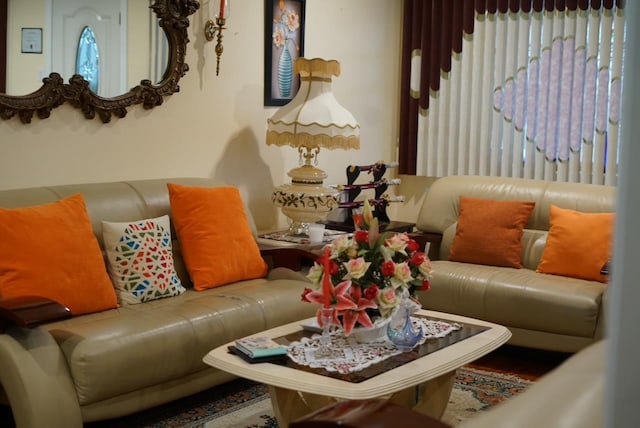 view of living area