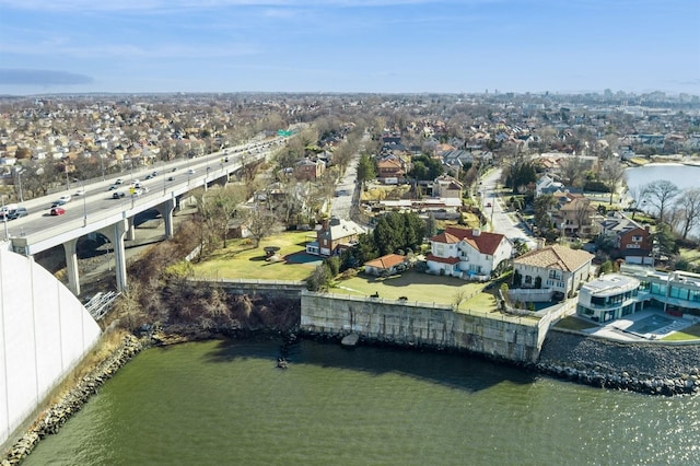 125 Malba Dr, Malba, NY 11357 - drone / aerial view featuring a water view