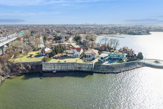 125 Malba Dr, Malba, NY 11357 - aerial view featuring a water view