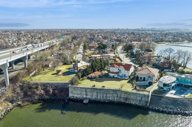 125 Malba Dr, Malba, NY 11357 - bird's eye view with a water view