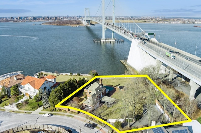 125 Malba Dr, Malba, NY 11357 - aerial view featuring a water view