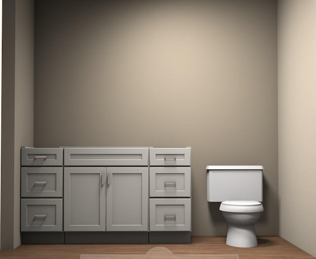 89 Leslie Rd, Newburgh, NY 12550 - bathroom with toilet and wood finished floors
