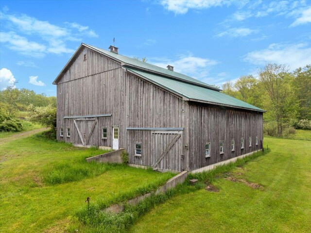 285 Shew Hollow Rd, Call Listing Agent, NY 12093 - view of barn with a lawn