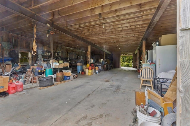 285 Shew Hollow Rd, Call Listing Agent, NY 12093 - miscellaneous room with concrete flooring