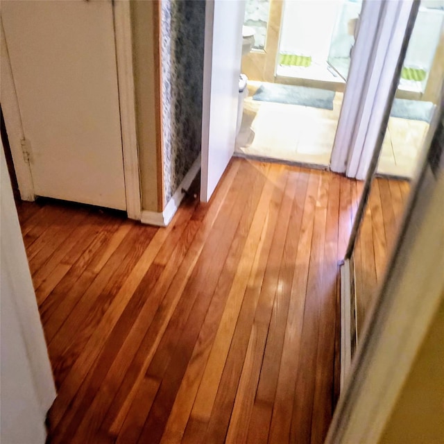 554 Grant Ave, West Hempstead, NY 11552 - interior space featuring wood-type flooring