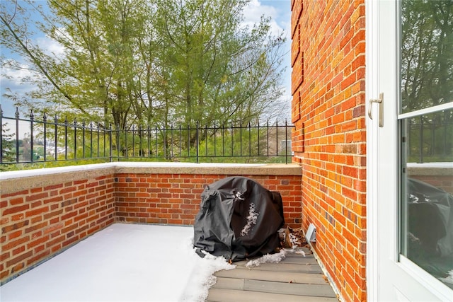 view of patio / terrace featuring area for grilling