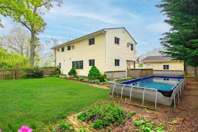 view of rear view of property