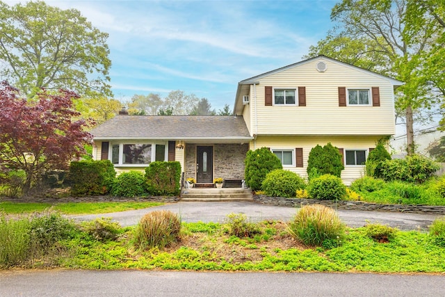 view of tri-level home