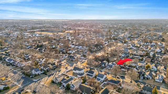 birds eye view of property featuring a residential view