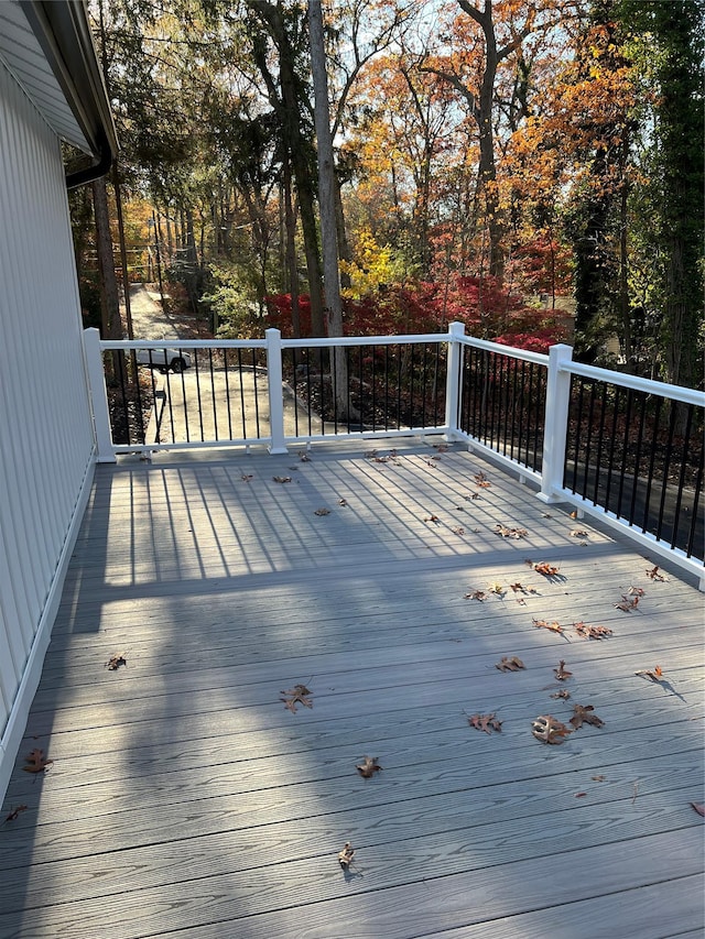 view of deck