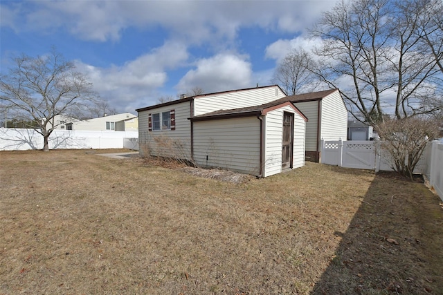 exterior space with fence