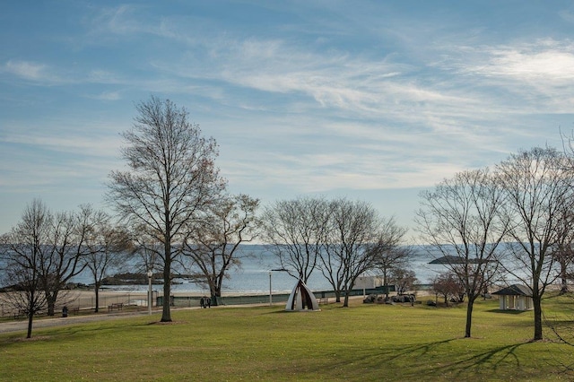 view of home's community featuring a yard