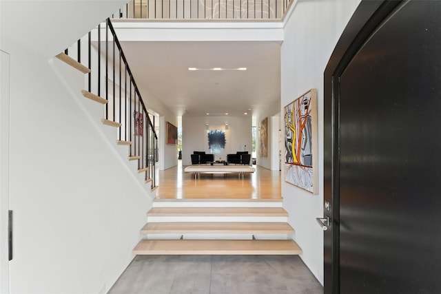 foyer with stairway