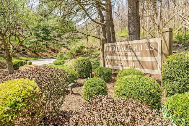 view of community / neighborhood sign