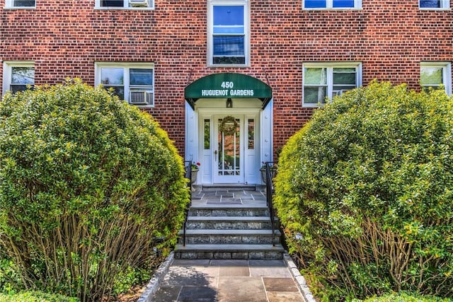 450 Pelham Rd Unit 2C, New Rochelle, NY 10805 - view of exterior entry with brick siding