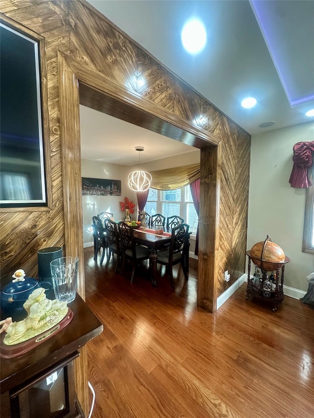 110-37 213th St, Queens Village, NY 11429 - dining space featuring hardwood / wood-style flooring