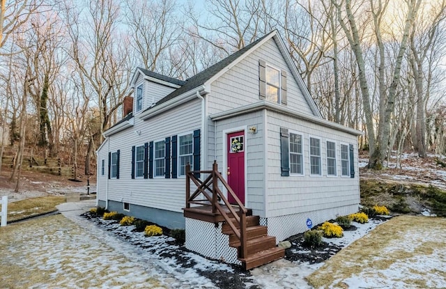 view of front of home