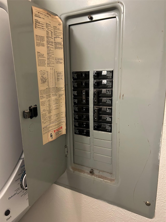 utility room featuring electric panel