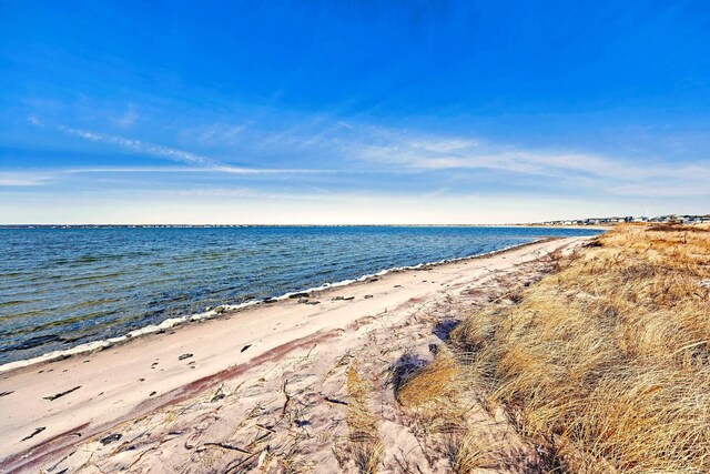 property view of water with a view of the beach