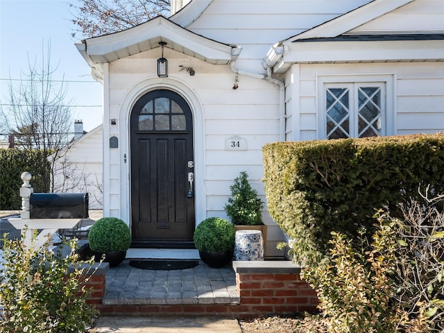 view of entrance to property