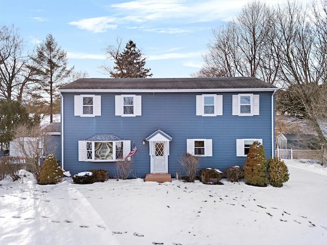 view of front of house with entry steps