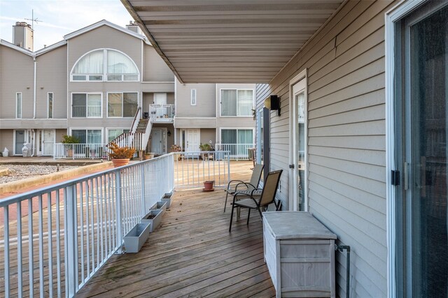 view of deck