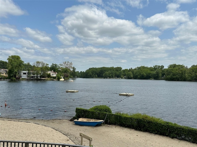 view of water feature