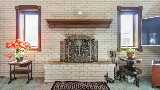 155 Shepard Dr, Southold, NY 11971 - details with a fireplace