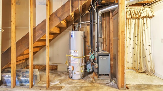 155 Shepard Dr, Southold, NY 11971 - utilities featuring gas water heater and a heating unit